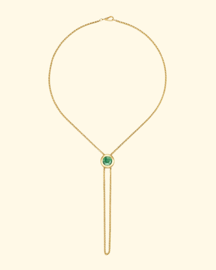Emerald Mini Victorian Slider Necklace - ONLINE ONLY | PREORDER