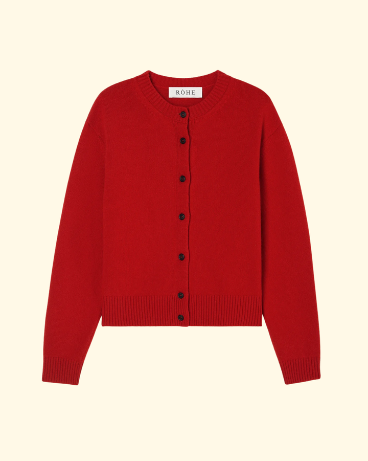 Classic Cardigan | Red