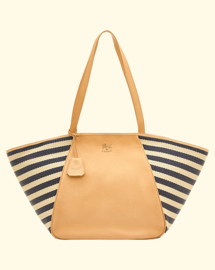 Archive 1970 Tote | Riga Blue & Naturale