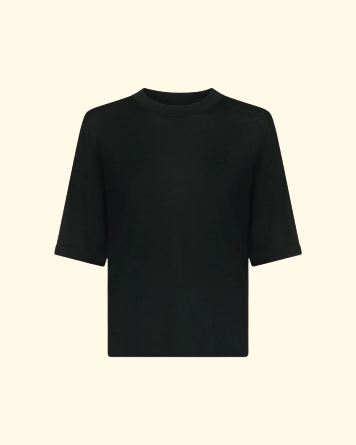 Nala LDS Short Sleeve Top | Black