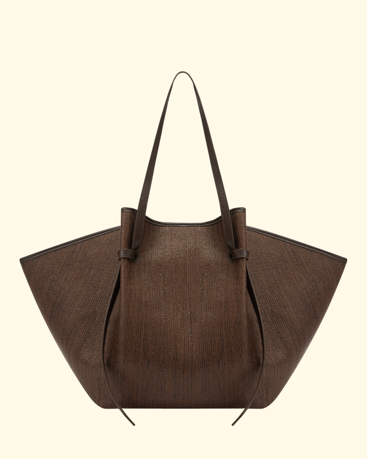 XL Mochi | Fudge Woven Raffia