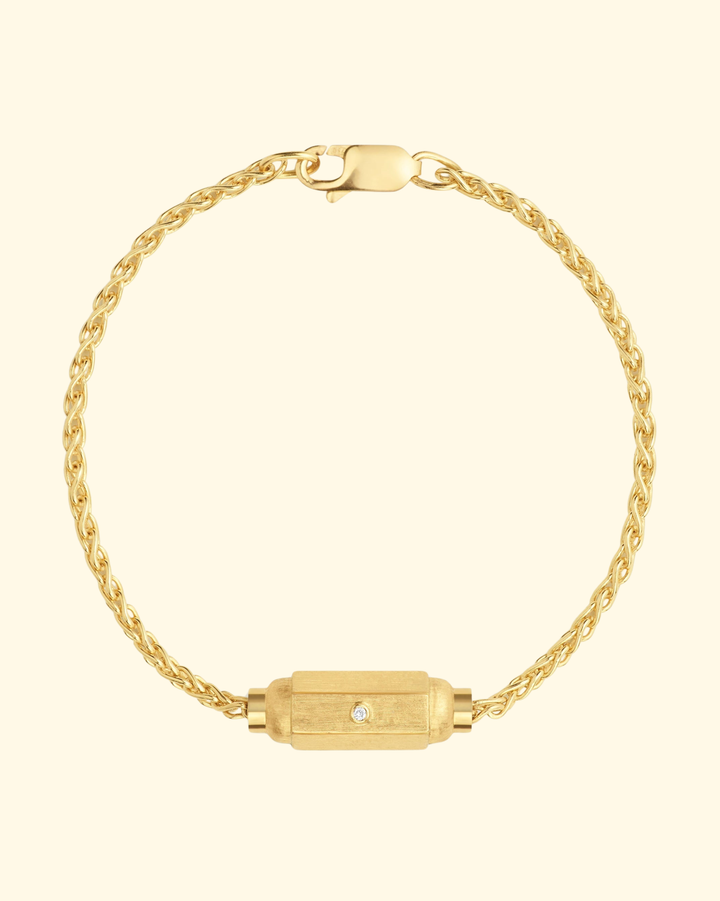 New Micro Coco Diamond Bracelet | 18k Yellow Gold