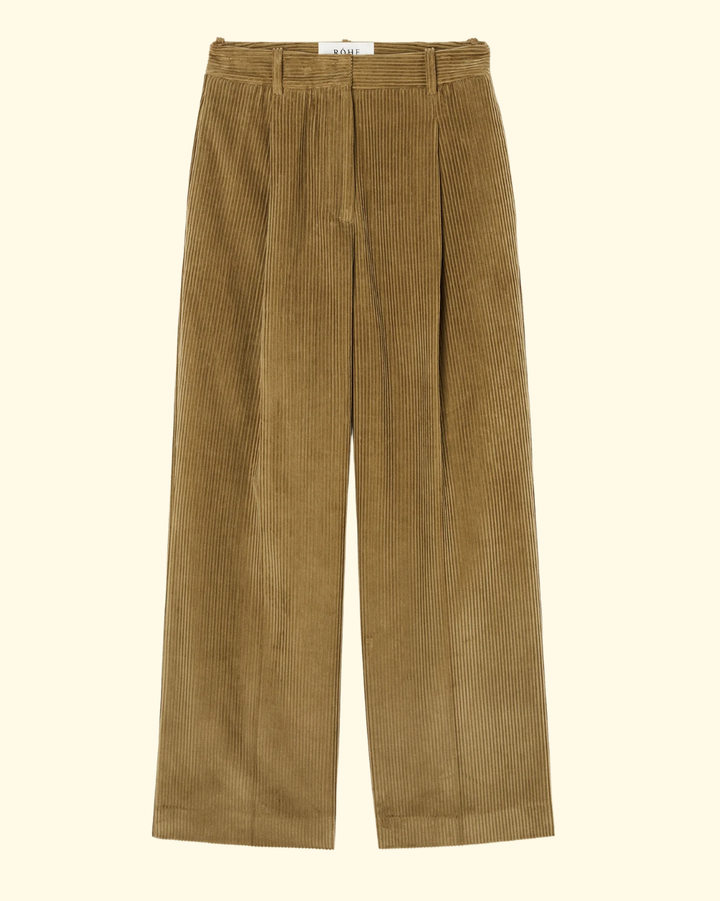 Ted Corduroy Trousers | Beige