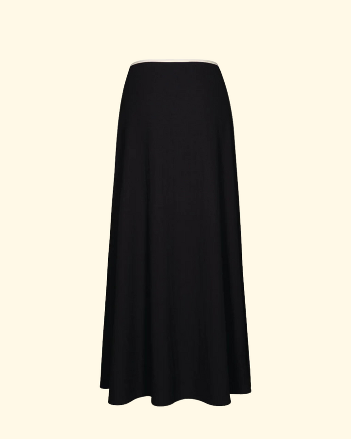 Keel Midi Skirt | Black