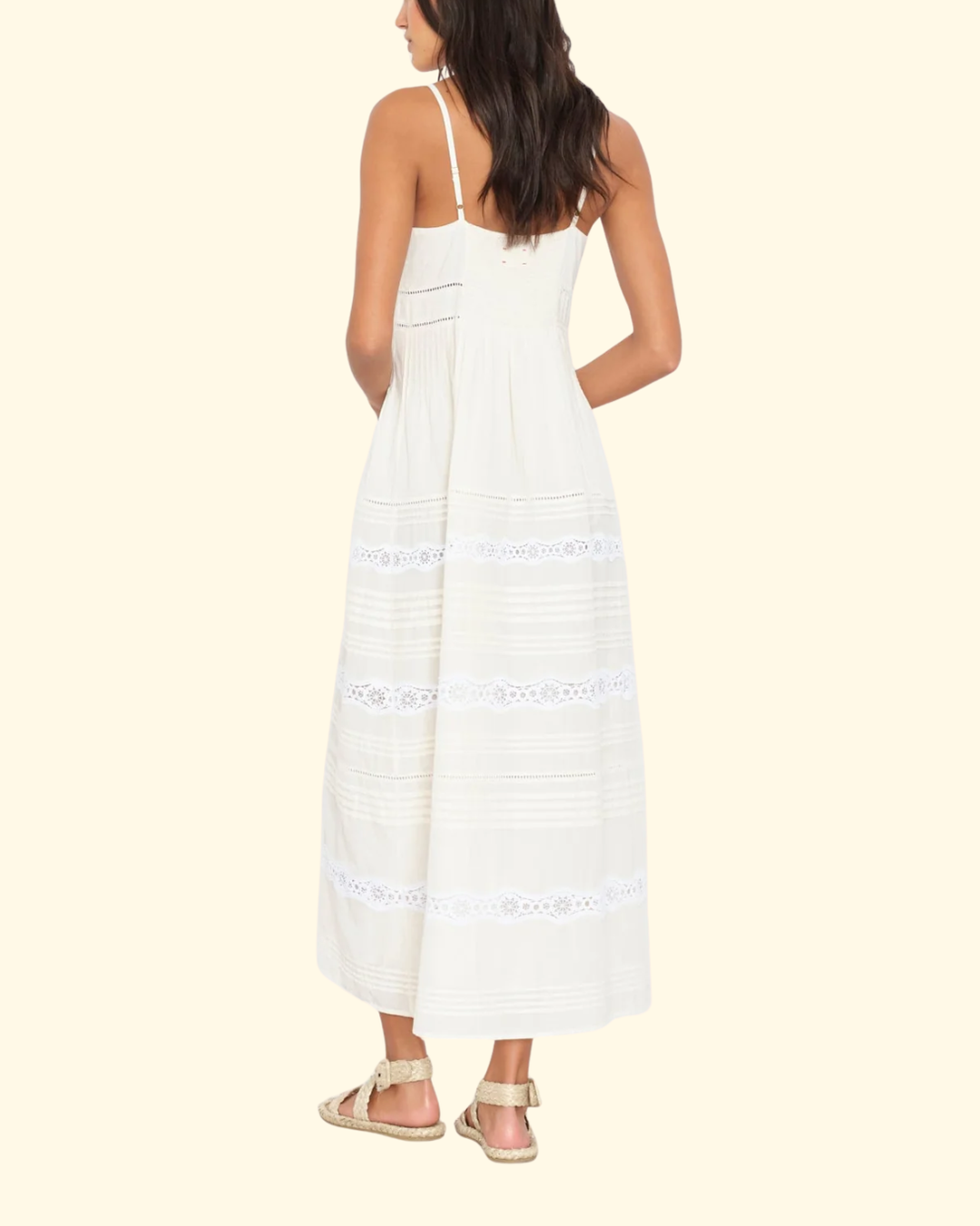 Joni Dress | Beige Cream