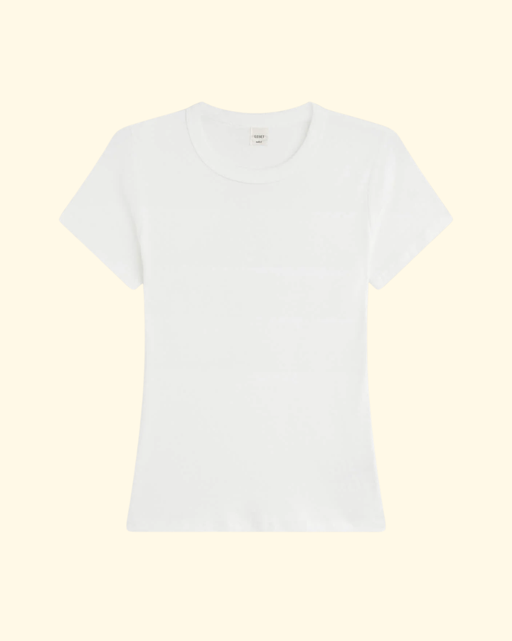 Nando Slim Fit Tee | White