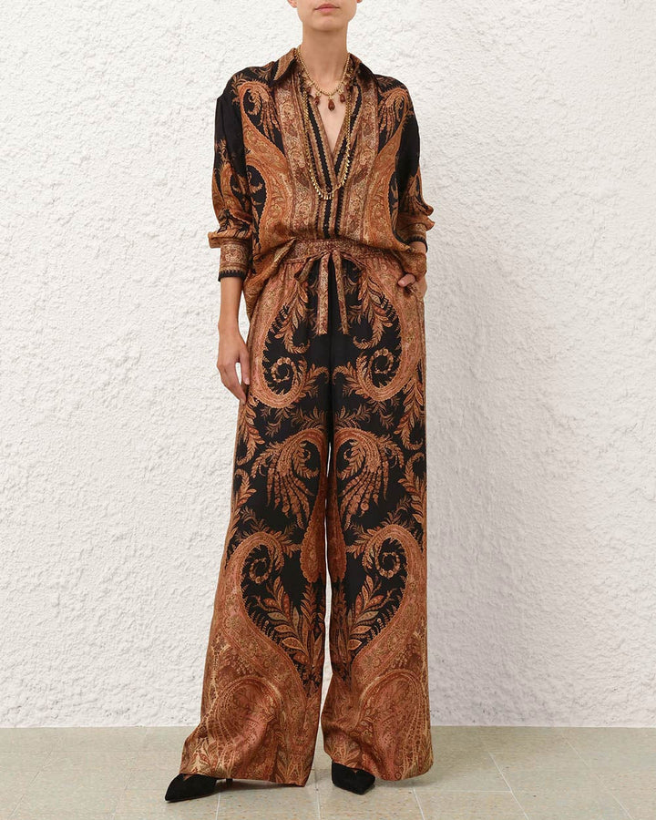 Hypnotic Track Pant | Black Paisley