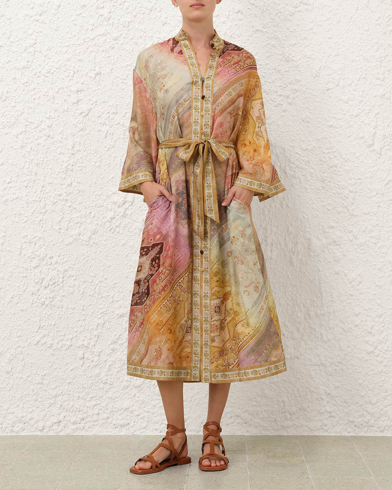 Tallow Shirt Dress | Ombre Multi