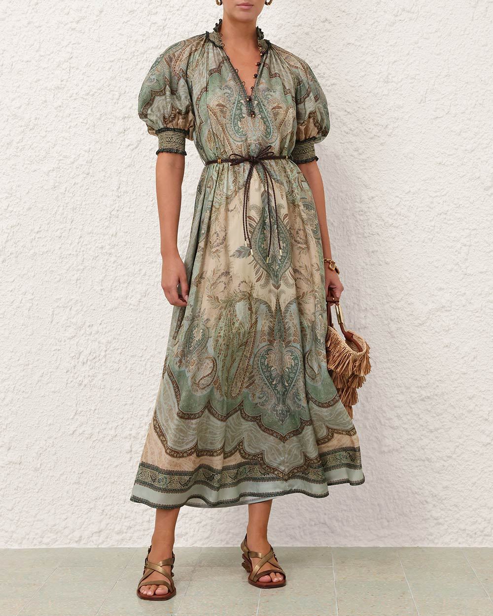Wanderlust Billow Dress | Tapestry Teal