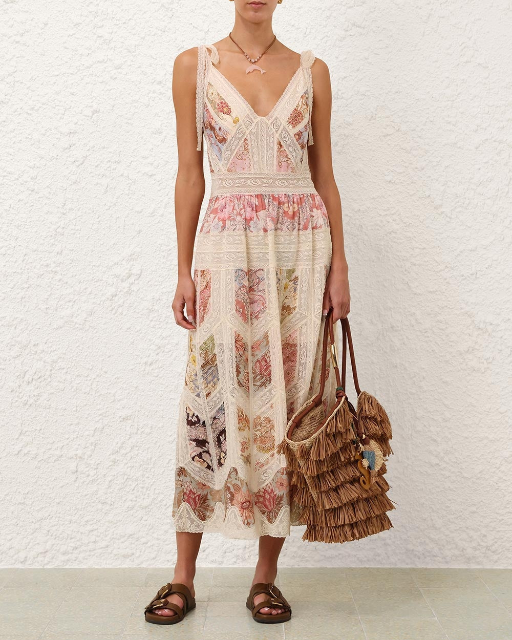 Daylight Slip Dress | Spliced Print