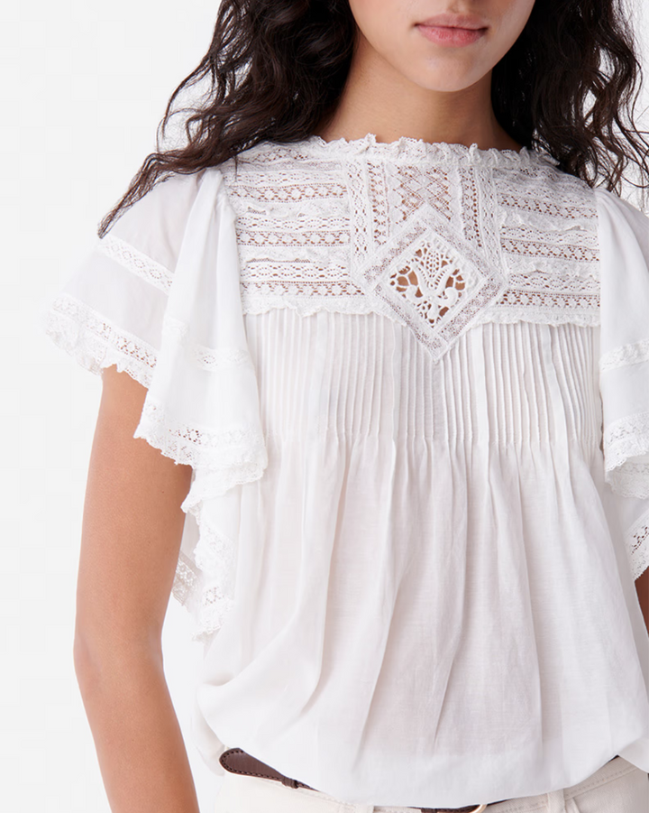 Calisson Blouse | Blanc