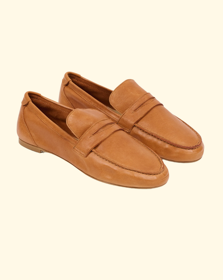 Penny Loafer Unlined Leather | Cuoio