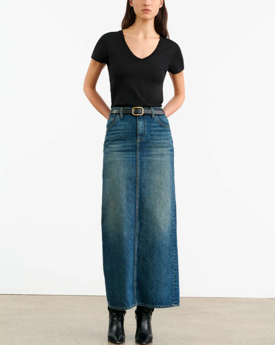 Ozzy Denim Skirt | Simon Wash