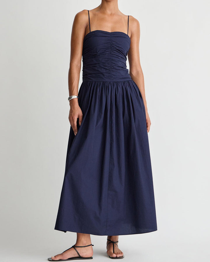 Jana Ruched Bodice Maxi | Midnight