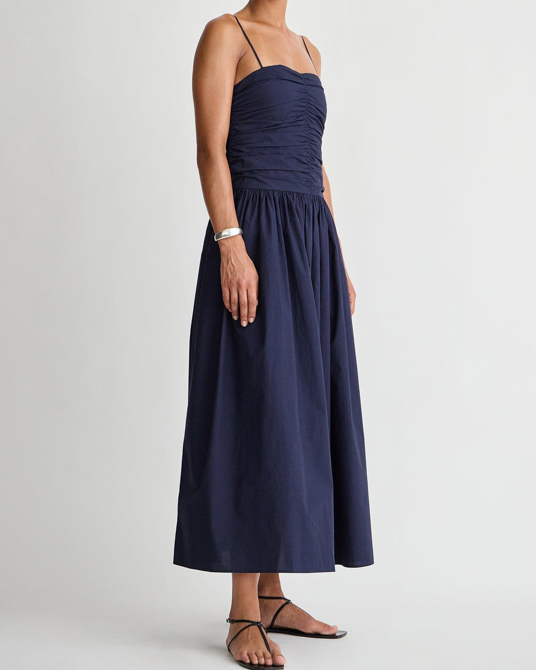 Jana Ruched Bodice Maxi | Midnight