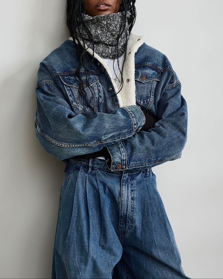 Ainsley Triple Pleat Jean | Shane Indigo