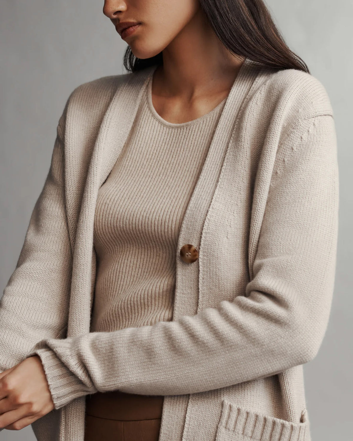 Phoebe Cardigan | Sandstone