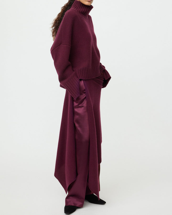 Girlfriend Turtleneck | Bordeaux