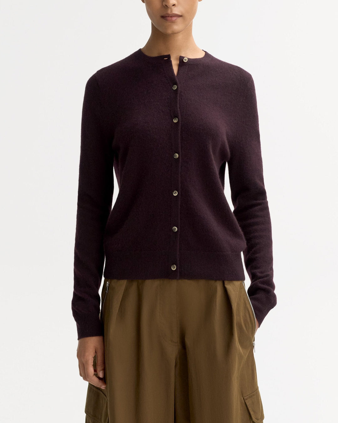 Cardigan | Midnight Plum