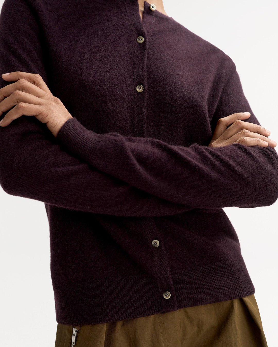 Cardigan | Midnight Plum