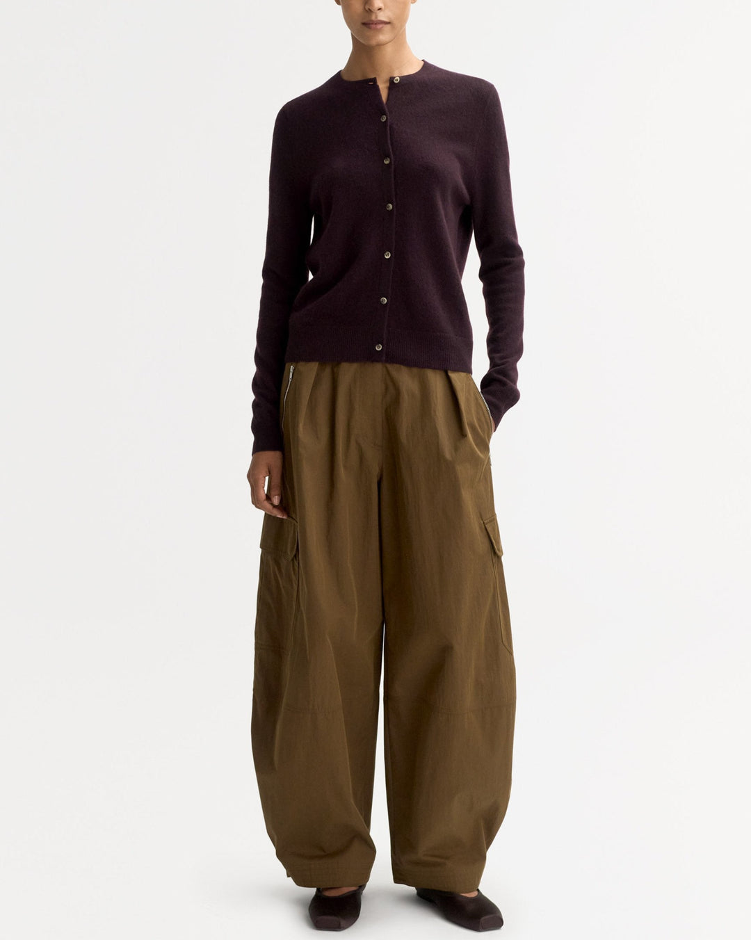 Cardigan | Midnight Plum