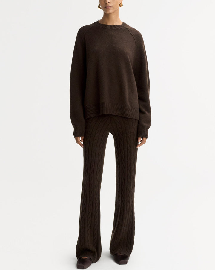 Boyfriend Crewneck | Mocha