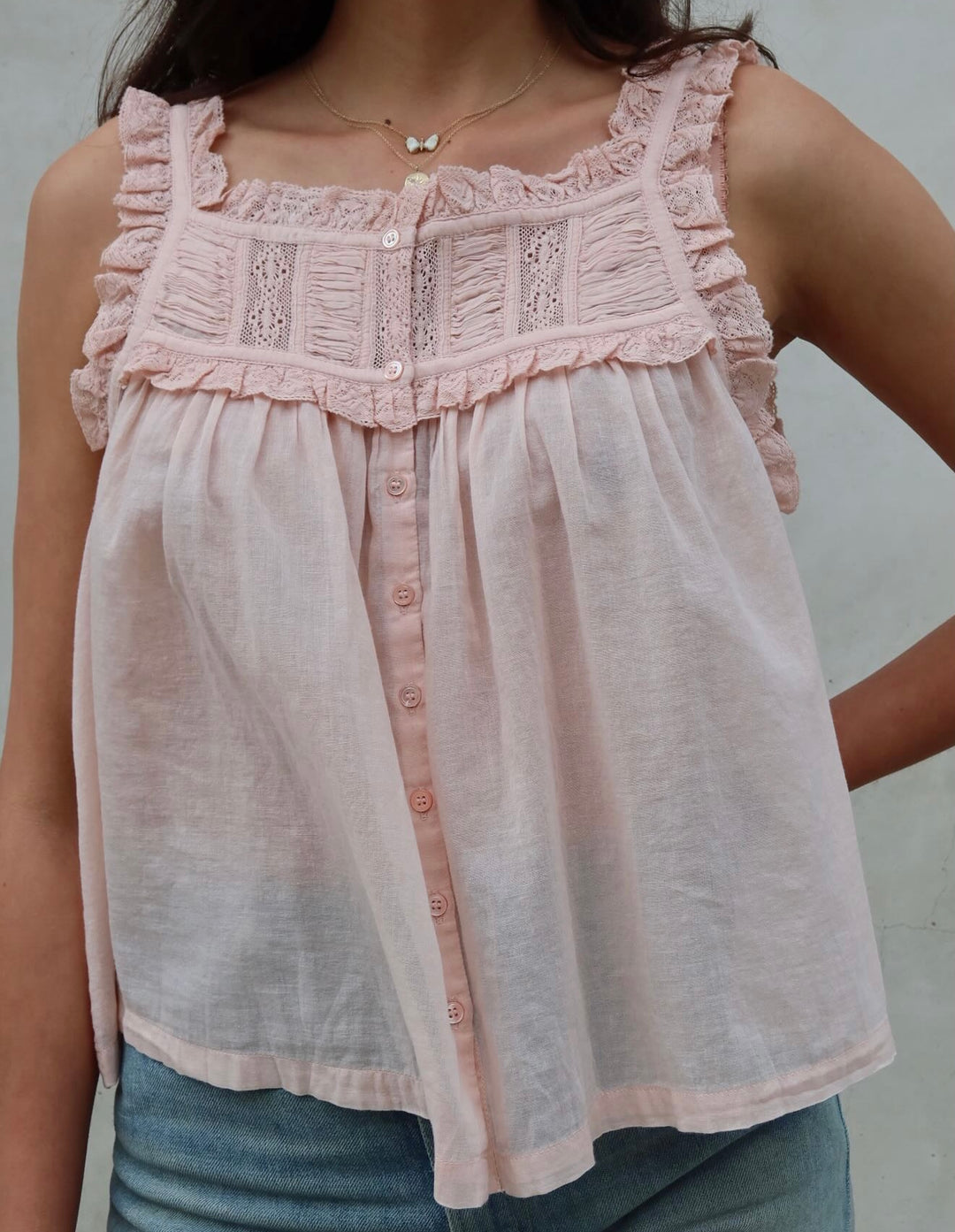 Fidella Top | Blush