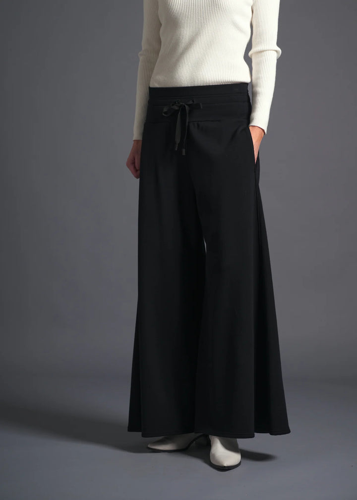 Laurel Pallazo Trouser | Black