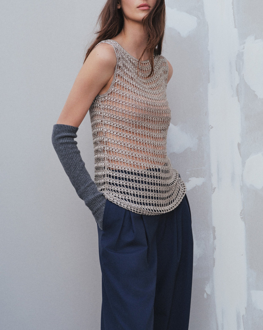 Cleo Sleeveless Tank | Sandshell