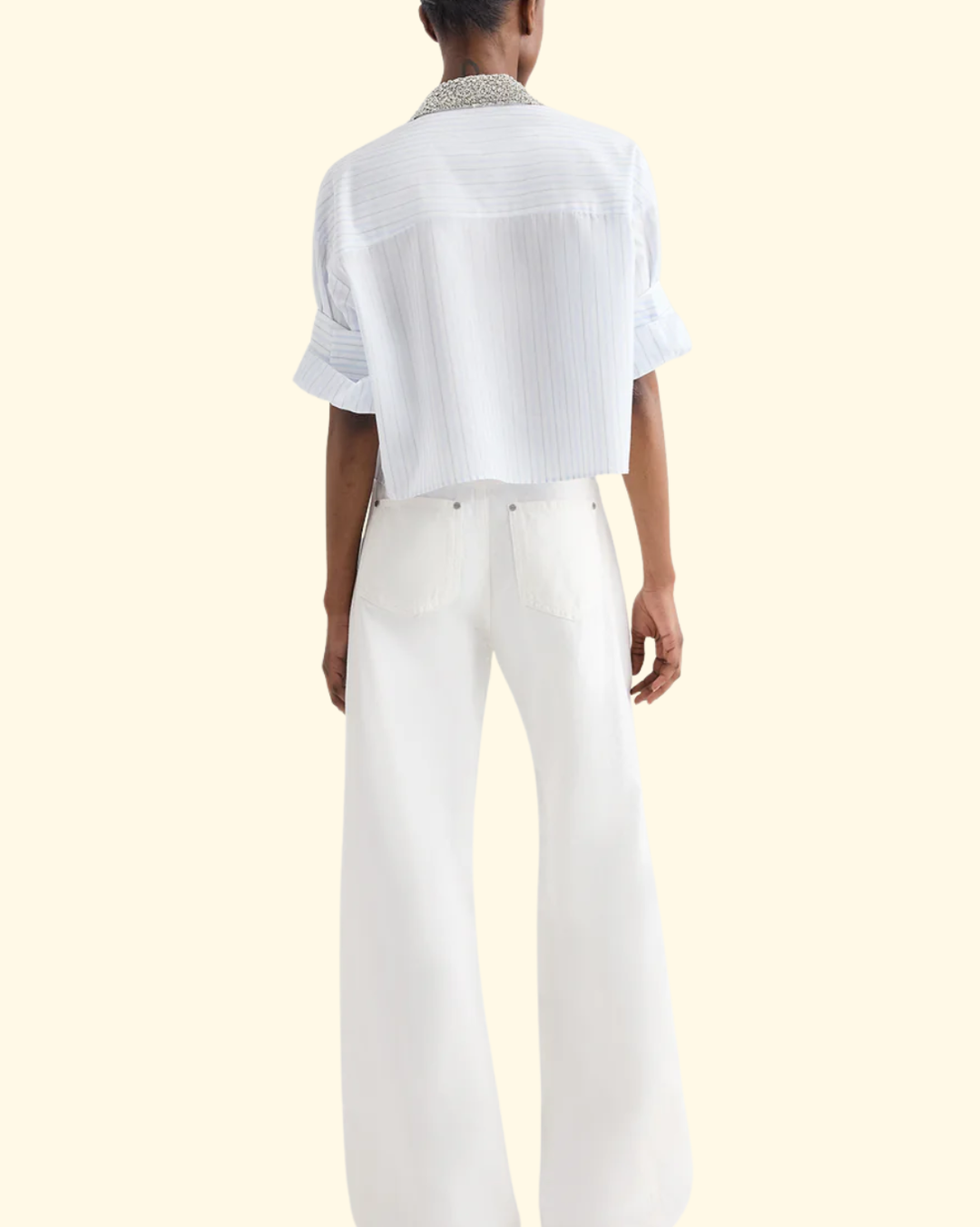 Next Ex W Crystal Collar | White / Blue