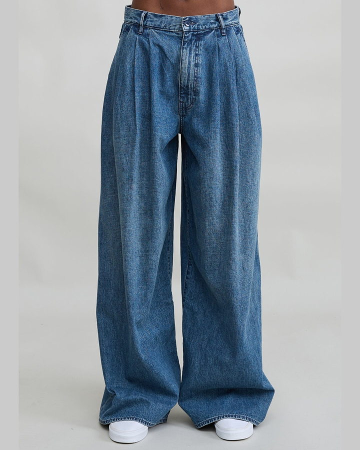 Ainsley Triple Pleat Jean | Shane Indigo
