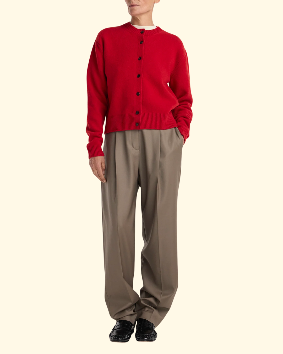 Classic Cardigan | Red