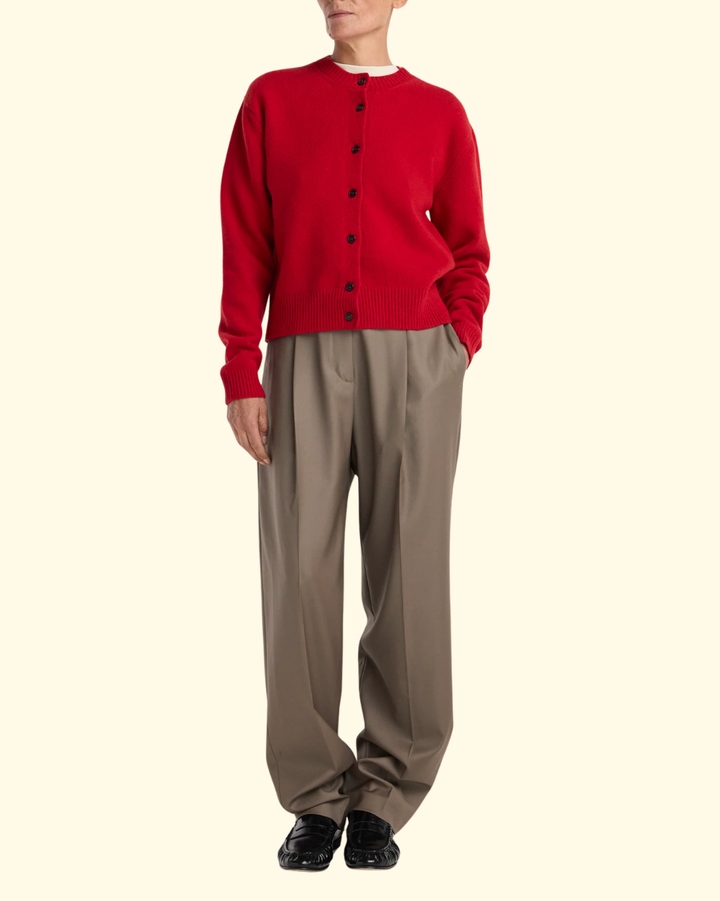 Classic Cardigan | Red