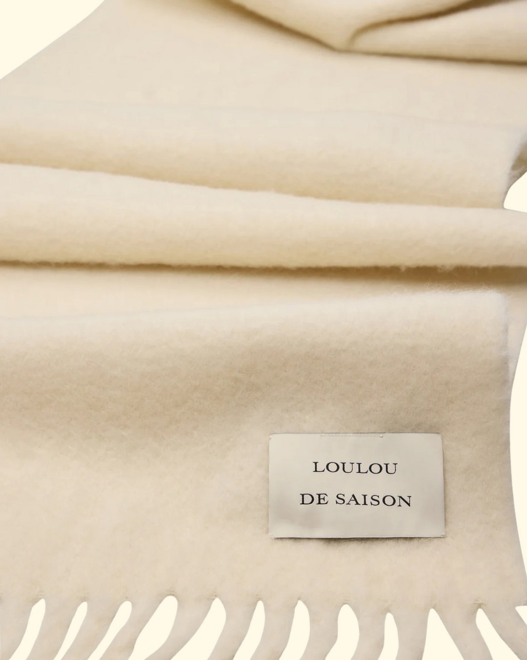 Santo Alpaca Scarf | Ivory