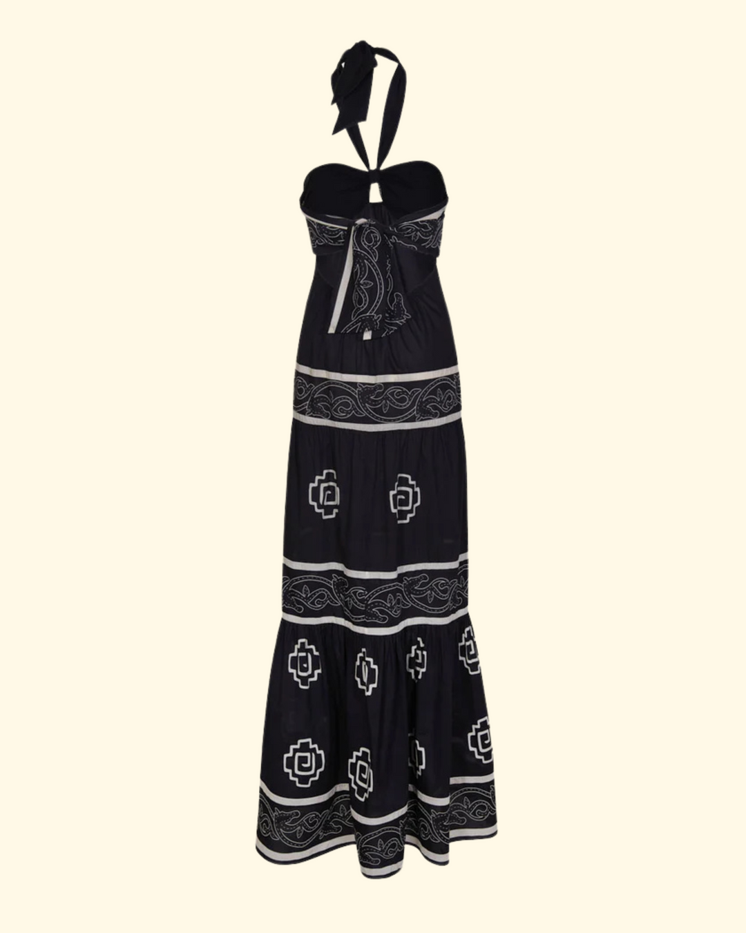 Orilla Del Mar Maxi Dress | Black