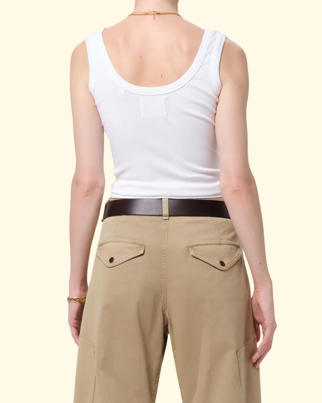 Faye Tank | White