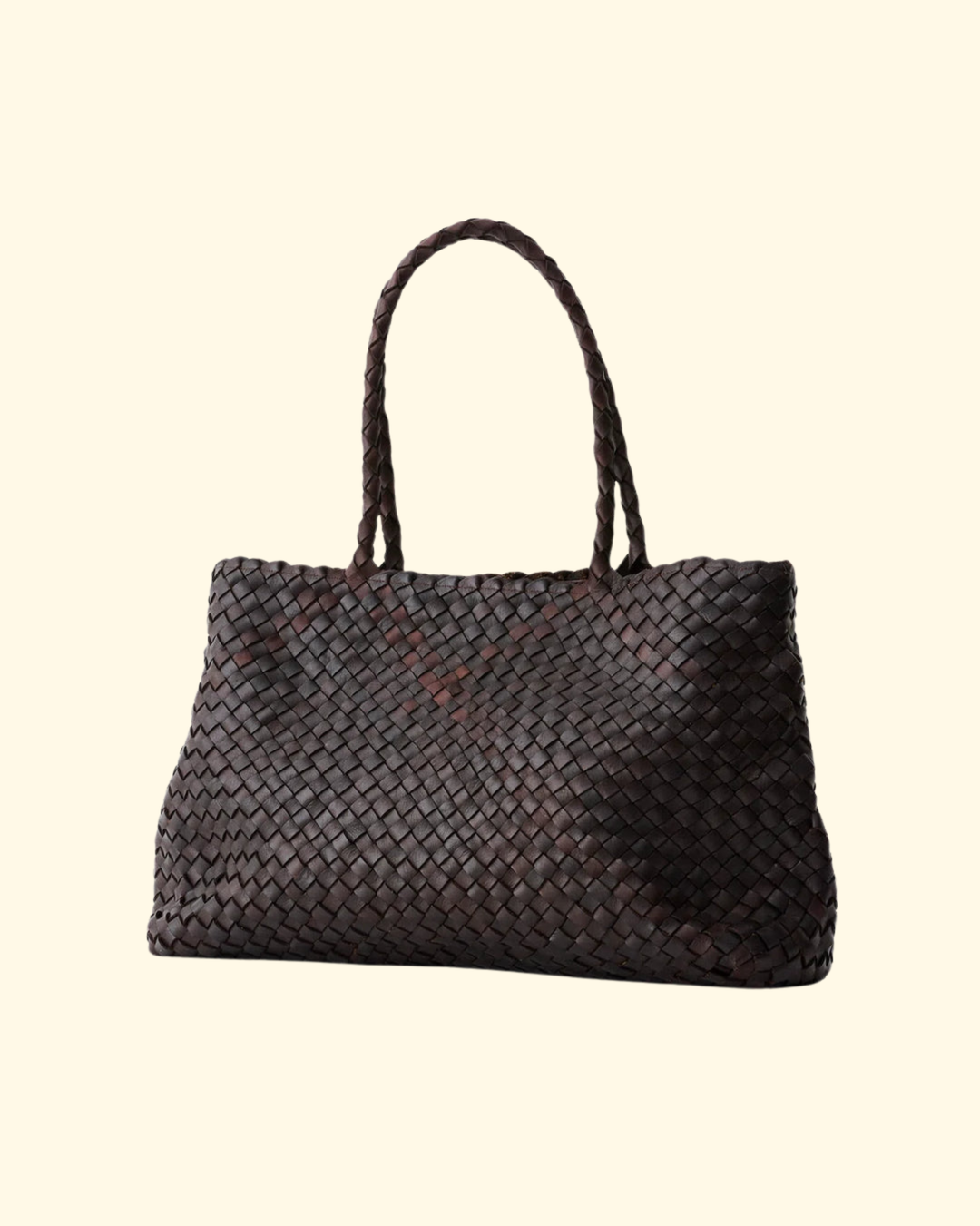 Vintage Mesh Tote | Dark Brown