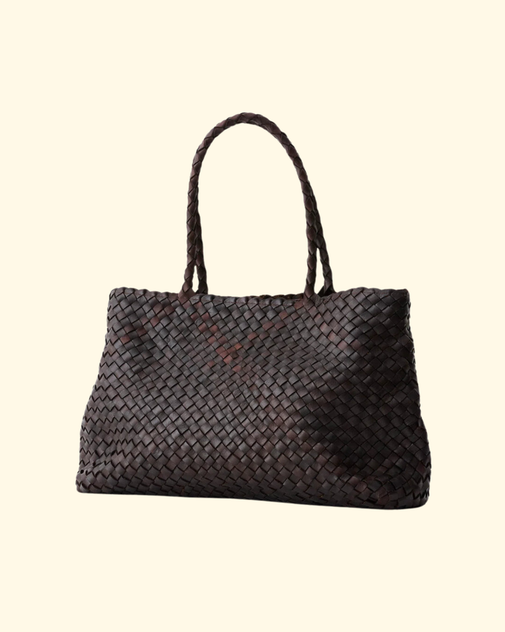 Vintage Mesh Tote | Dark Brown
