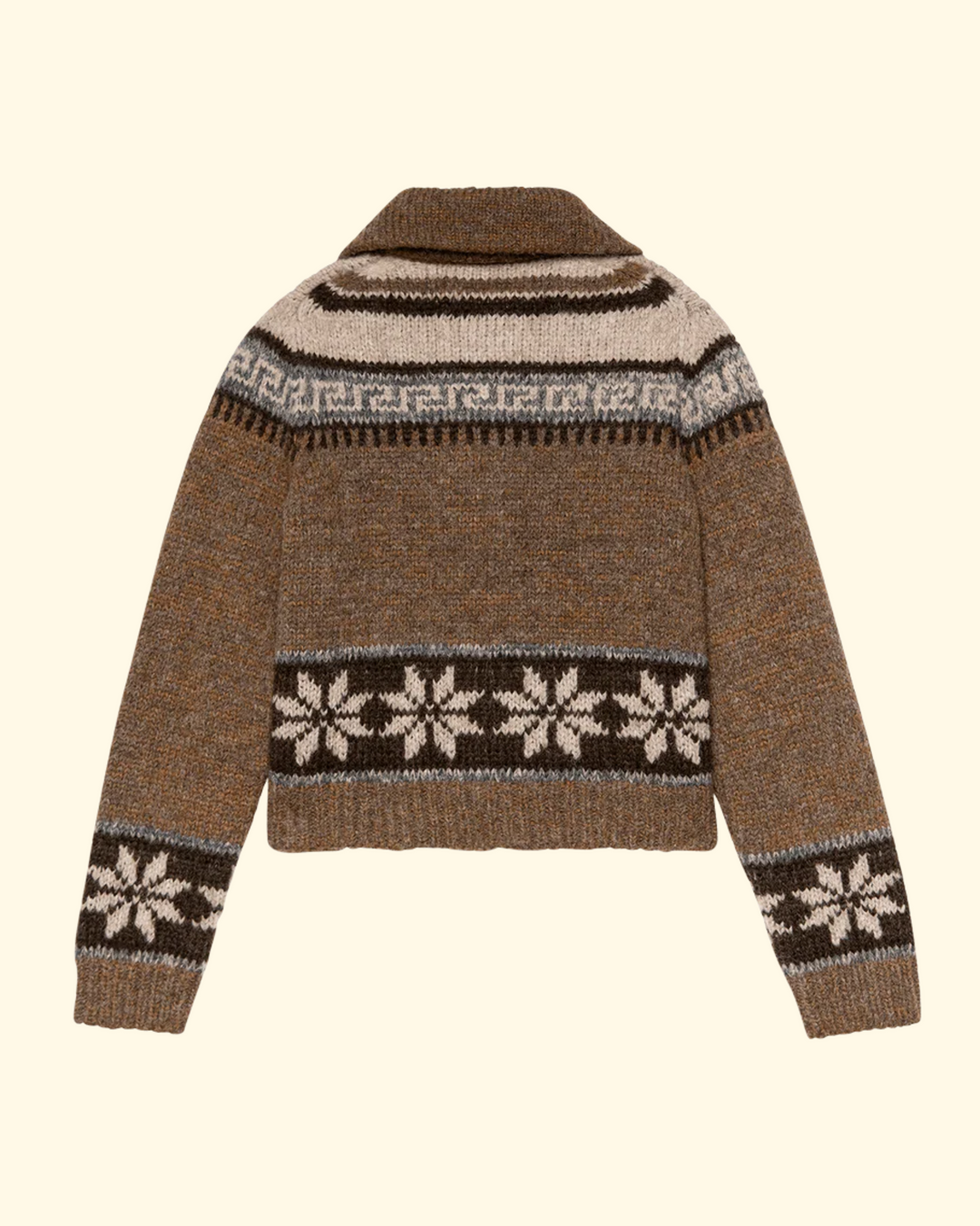 Nordic Scholar Cardigan | Hickory Fair Isle