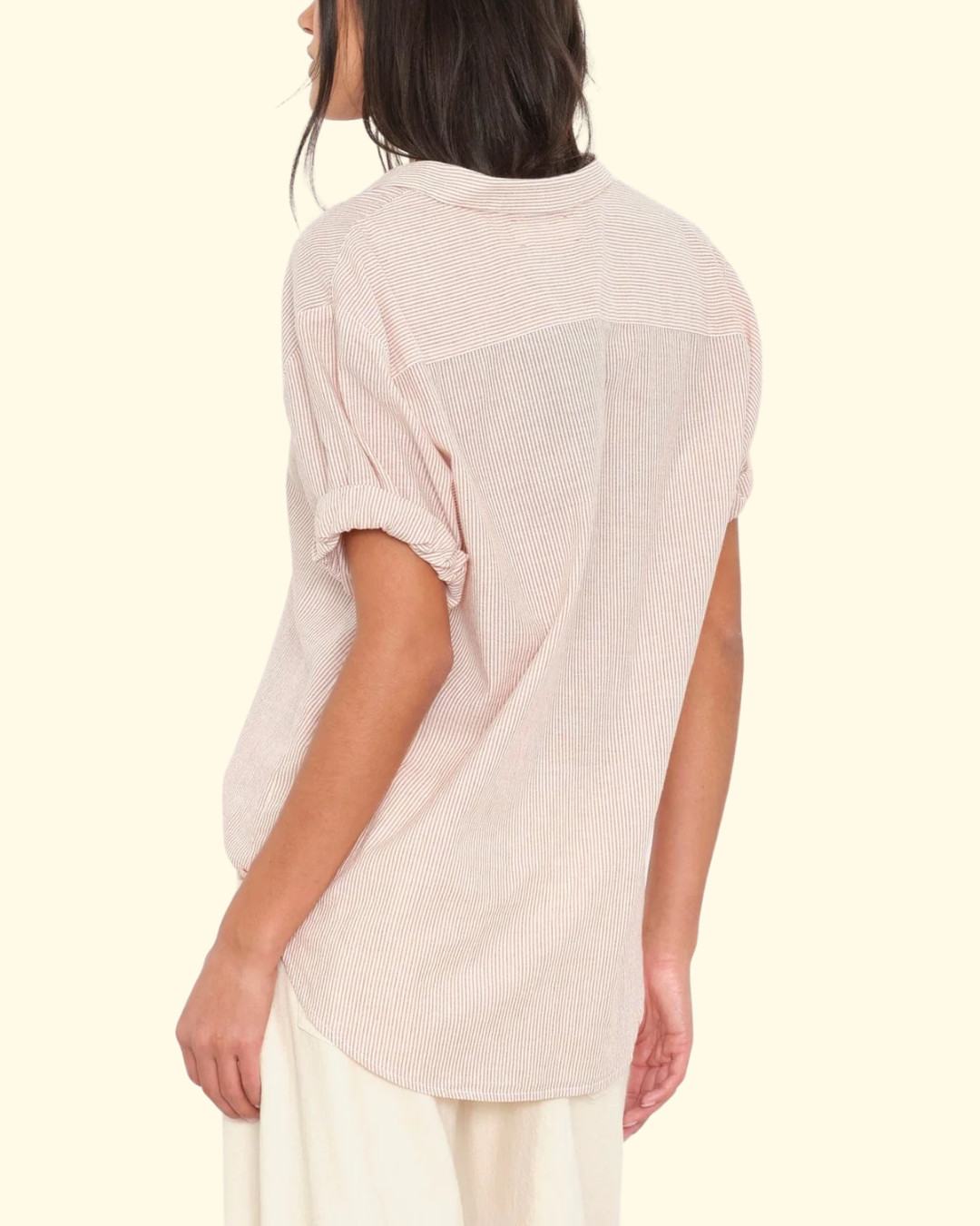 Channing Shirt | Burnt Sienna Stripe