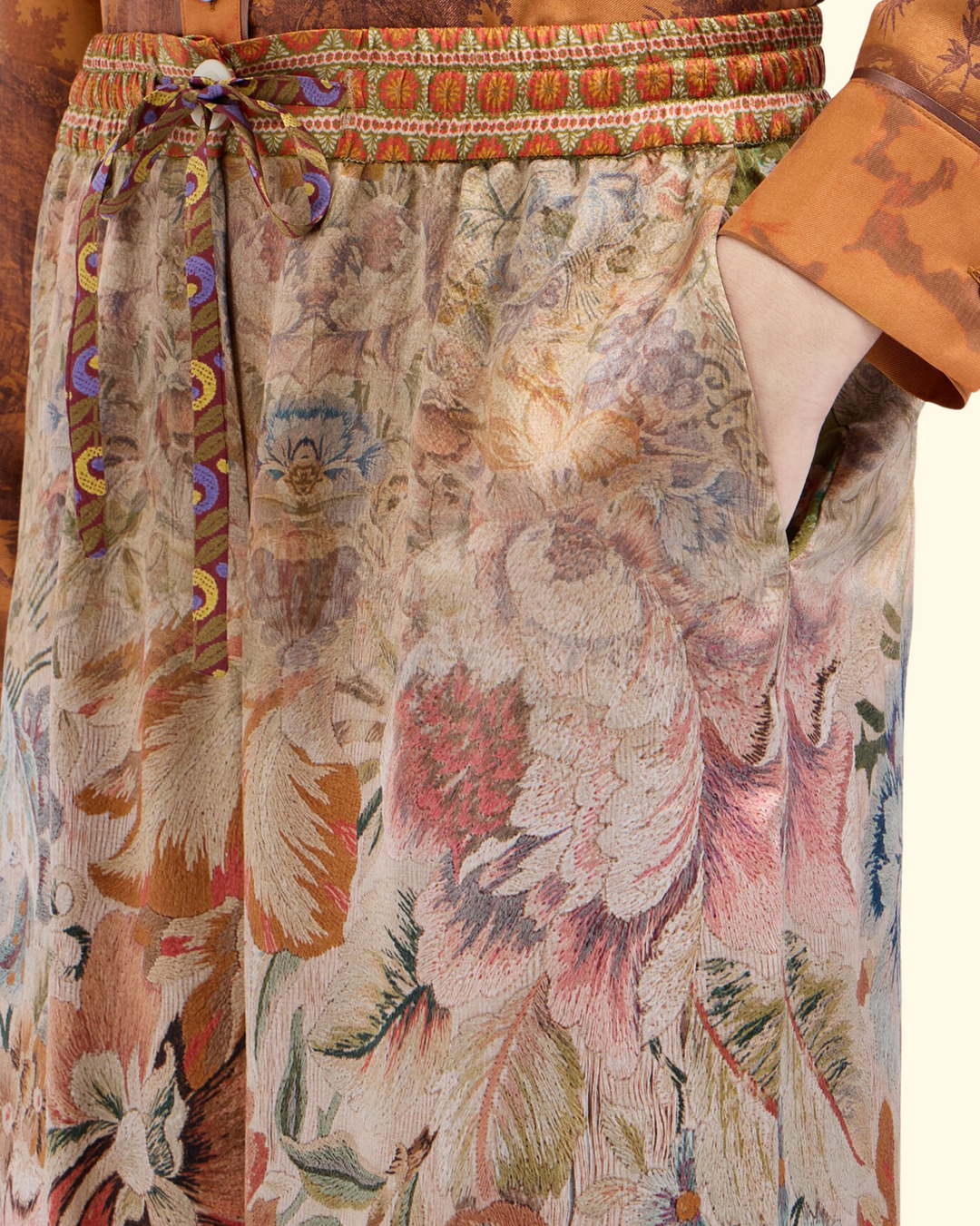 Mutka Palazzo Trouser | Multi Color