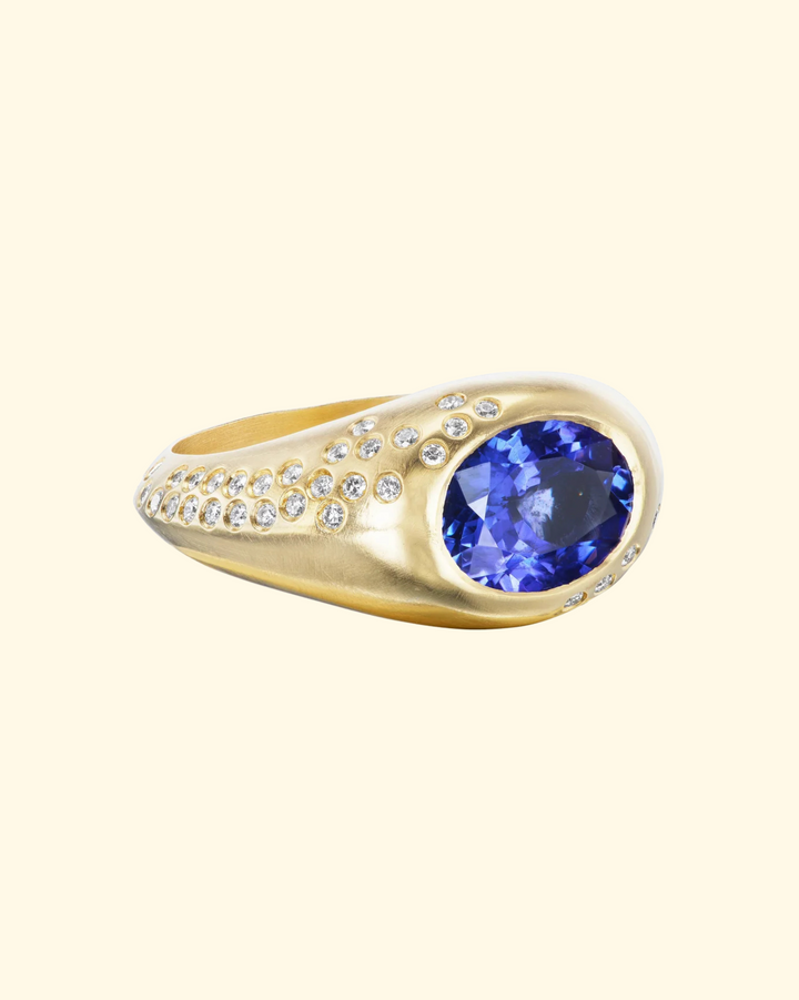 Tanzanite Oval Signet Ring - ONLINE ONLY | PREORDER