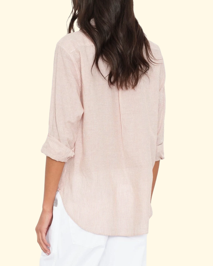 Beau Shirt | Burnt Sienna Stripe