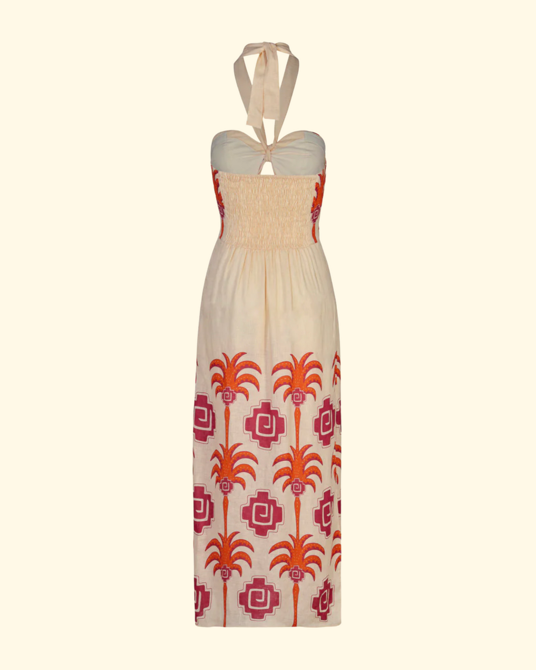 Water Adventure Ankle Dress | Sunset Palm