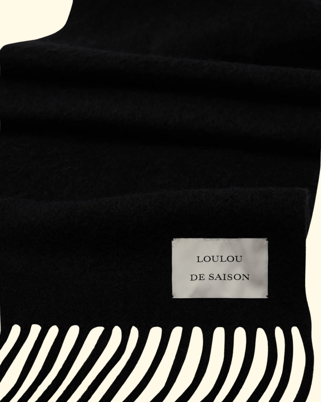 Santo Alpaca Scarf | Black