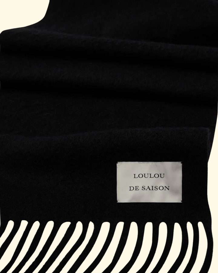 Santo Alpaca Scarf | Black