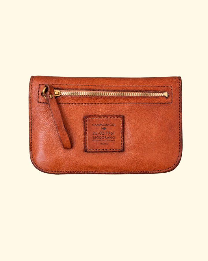 Coin Purse Crossbody | Cognac