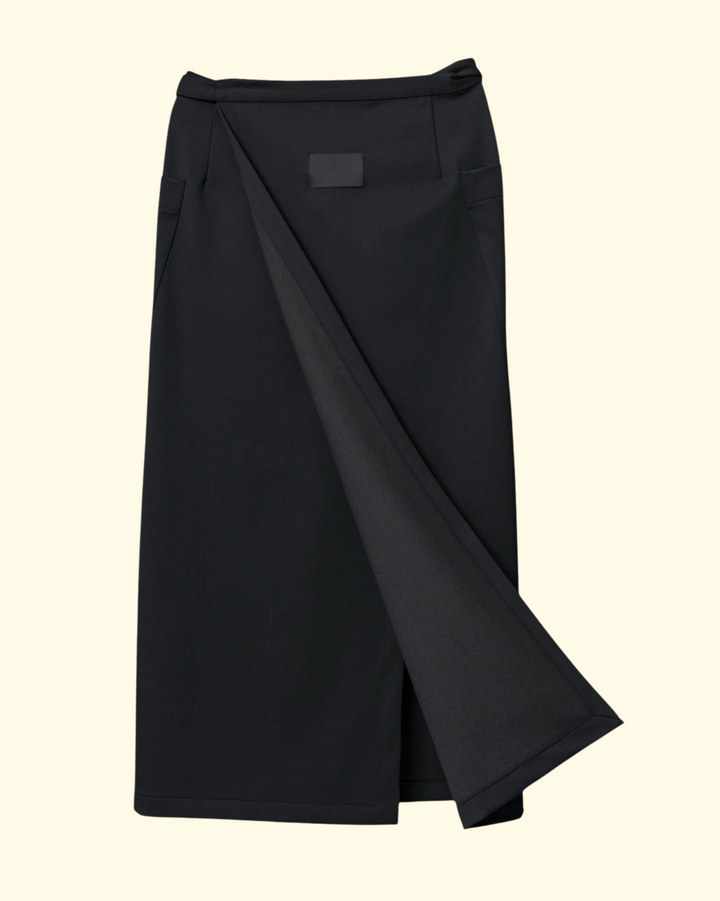Miranda Wrap Skirt | Black