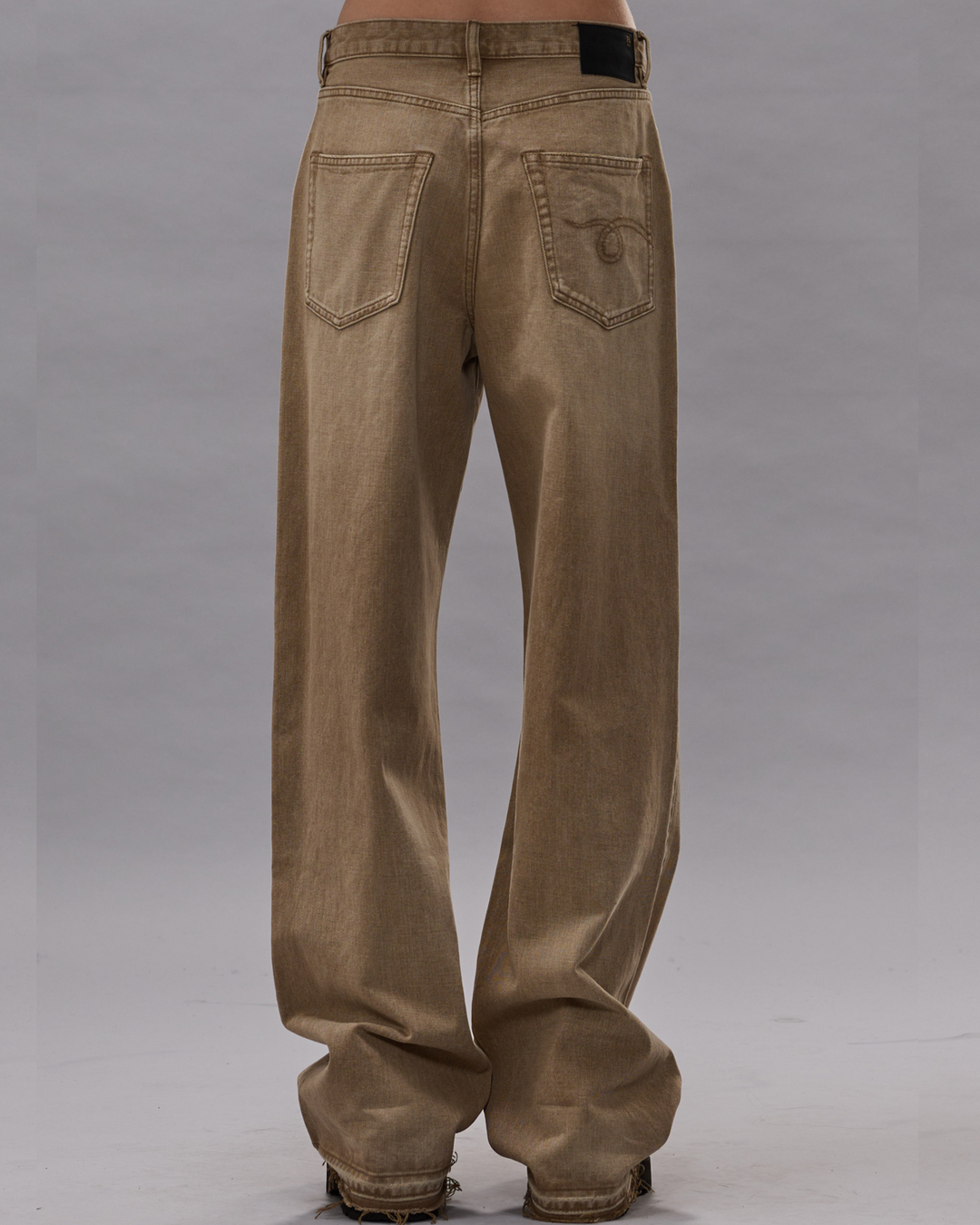 Damon Pleated Jean | Ash Khaki