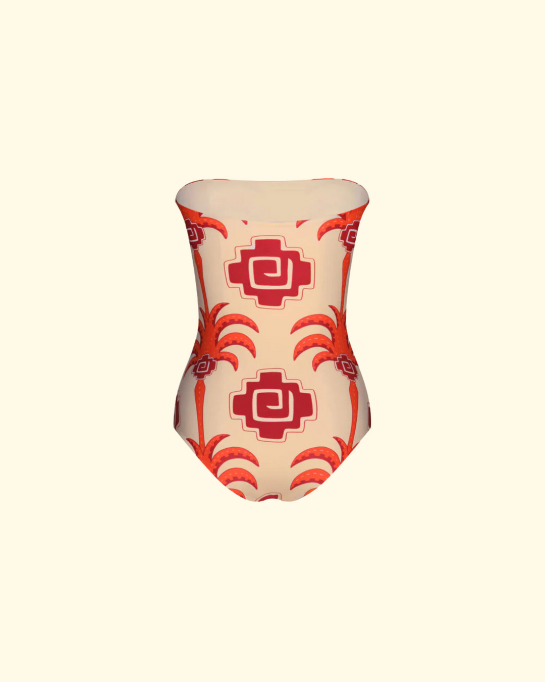 Alta Mar One Piece | Ecru Red Wine